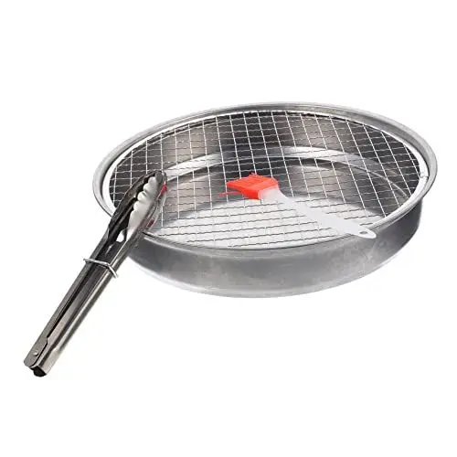 Produktbild: Toyvian Holzkohlegrill Tragbar Für Outdoor Praktischer Camping-grill Aus Und Langlebig Einfach Zu Bedienen Verstauen