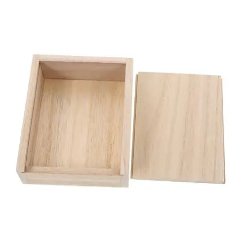 Produktbild: Toyvian Vintage Poker-aufbewahrungsbox Aus Holz Einfach Zu Verwendende Pokerkartenhalterbox Für Den Schreibtisch
