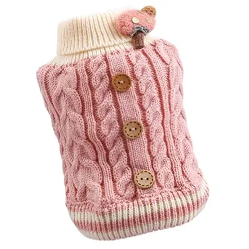 Produktbild: Toyvian Katzenpullover für Haustiere Bequeme und Warme Kleidung für Hunde und Katzen im Herbst Winter Perfektes Kostüm für Partys Hautfreundliches Material Einfach Auszuziehen