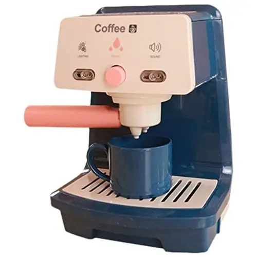 Produktbild: Toyvian Kinder-Espressomaschine-Spielzeug Kinderküche Die So Würde Eine Kaffeemaschine Spielen Mit Realistischem Licht Geräuschen Für Jungen Mädchen Die Küchengeräte, 18x13CM, 6619V08382ED