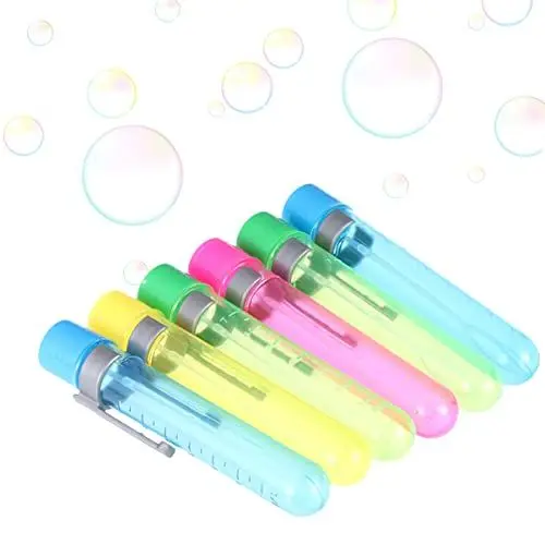 Produktbild: Toyvian Kinderblasenmacher 4 Stück Seifenblasenmaschine Spielzeug Stiftblasenflasche Mädchen Bubble Maker Bubble-bar Kind Die Lösung Schüttgut Kinder Bubble Bar