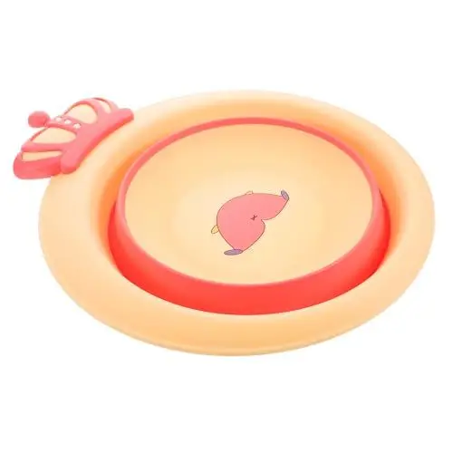 Produktbild: Toyvian Klappwaschbecken Kinderkrone Babybadewanne Kronen Für Kinder Zusammenklappbare Badewanne Kleinkindbadewanne Babykrone Babywannen Babyflasche Säuglingsflaschen Badewanne