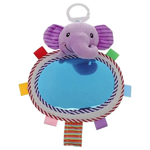 Produktbild: Toyvian Kognitiver Babyspiegel Babyspiegel Fürs Auto -Bodenspiegel Spielzeug-Kinderwagen Für Kleinkinder Bruchsicherer Spiegel Für Kinder Auto-Babyspiegel Nach Hinten Gerichtet
