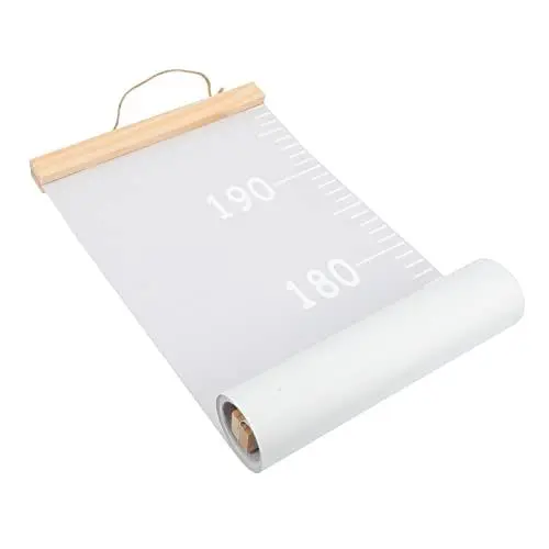 Produktbild: Toyvian Leinenhöhenlineal Wandhöhenlineal Für Kinder Wandmaßtabelle Wandkarten Höhenmessdiagramm Hängend Wand Lineal Kinder Wachstum Messlatte Kartovot Baby Wandbehang Herrscher Holz