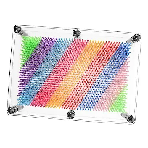Produktbild: Toyvian Neuheitsspielzeug Pinnwand Aus Kunststoff 3D-pin-kunsttafel Hände Sensorisches Spielzeug 3D-Hand-pinnwand Pin-Impression-Spielzeug Pinnspiel Kind Skulptur Plastik Quadrat