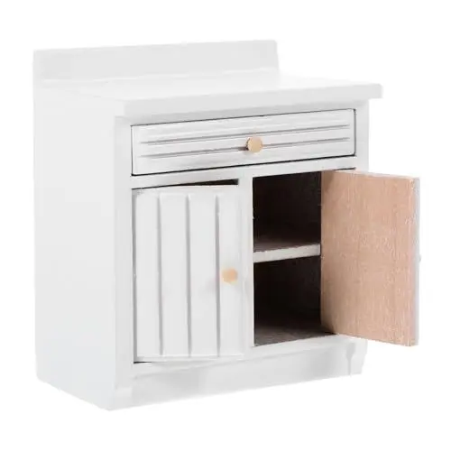 Produktbild: Toyvian Puppenhaus-Kochtisch Modell Einer Kochbank Miniatur-Puppenhauszubehör spielzeugküche für Kinder kinderspielzeug küche Wohnkultur Möbel Schrankmodell Puppenhausverzierung Esstisch