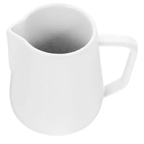 Produktbild: Toyvian Puppenhaus-Miniaturkrug Mini-Kaffee-Milchkrug Kaffeetasse Milchaufschäumer Tasse Sahnekännchen Modell Für Puppenhaus Küche Dekorationszubehör Weiß