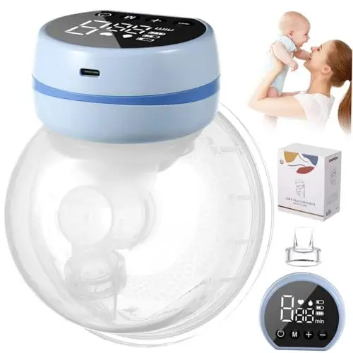 Produktbild: Toyvian Rosa Automatische Muttermilch-extraktor Freihändige Saugmilchpumpe Muttermilchpumpen Klein Kieselgel Baby