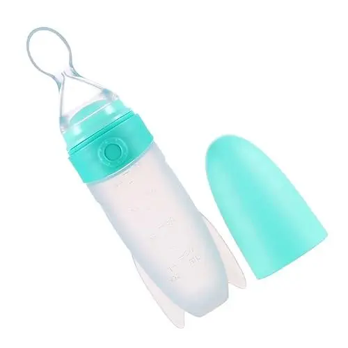 Produktbild: Toyvian Säuglingslöffel Silikonlöffel Dosierlöffel Baby Fütterungslöffel Füttern