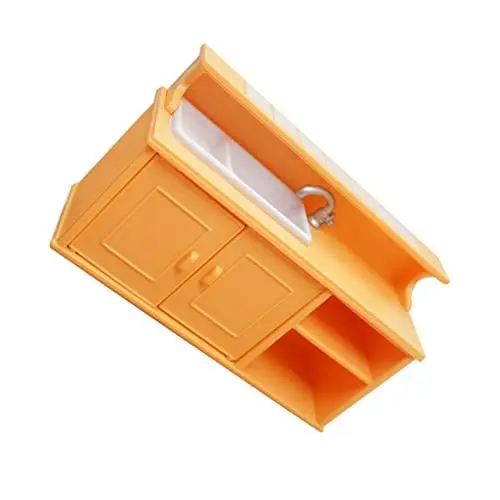 Produktbild: Toyvian Satz Puppenhausmöbel Spielzeug küche spielzeugküche puppenhaus waschbecken Schrank Modell Zubehör Spielzeug für Kleinkinder Modelle Puppenhaus-Miniaturen Mini-Möbel