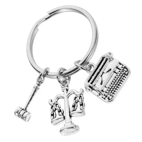 Produktbild: Toyvian Schlüsselanhänger Für Justizanwälte Schmuck Der Waage Anwalt-schlüsselanhänger Richter Schlüsselanhänger -schlüsselanhänger Zum Ruhestand Charme Empfindlich Legierung