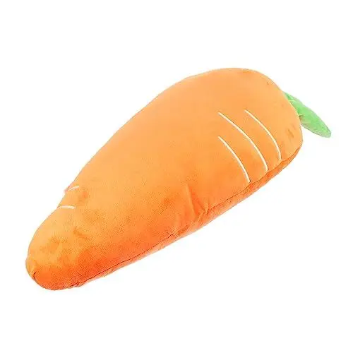 Produktbild: Toyvian -Schulterbezug Tierkissen Für Kinder Sitzschutz Kinder-Körperkissen Auto-Sicherheitsgurtbezug Schultergurt-Schutz Autogurtkissen Superweicher Orangefarbener