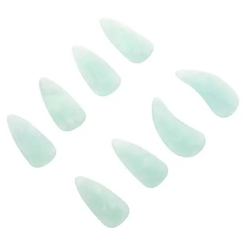 Produktbild: Toyvian Handnagelabdeckungen 8 Stück Fingerpicks für Anfänger Zither Musikinstrumentenzubehör Hellgrün