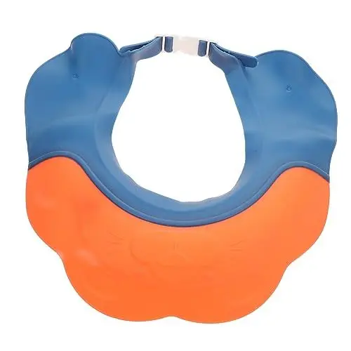 Produktbild: Toyvian Verstellbare Badekappe Baby Shower Haarwaschmütze Ohrenschützer Rot/