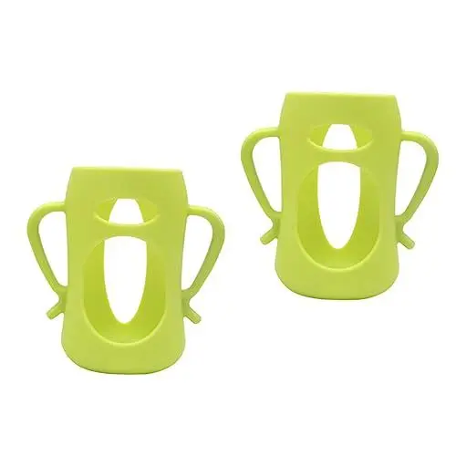 Produktbild: Toyvian Silikonhülle 2 Stk Babyflaschen Babyfläschchen Schutzhüllen Für Glasflaschen Natürliche Flaschen Silikonen Isolierend Kieselgel Wasserflaschen Nuckelflasche