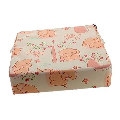 Produktbild: Toyvian Sitzerhöhungskissen für Esszimmerstühle tragbarer Baby-Hochstuhl Hochstuhl für Babys Babysitzkissen Sitzkissen für Hochstühle quadratisches Pad Kissenpolster für Kinderstühle Tier