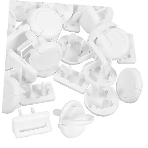 Produktbild: Toyvian Steckdosen- – 50 Stück Kindersichere Steckdosenkappen – Abs-kunststoff – Baby-sicherheitsset – Steckdosenschutz