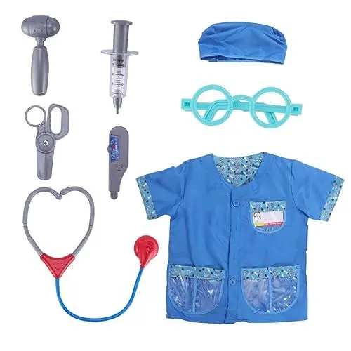 Produktbild: Toyvian Tierarztkostüm Für Junge Mädchen Junge Mädchen Cosplay Anzug Rollenspiel-Kleidung Kinderfreundliches Design Strapazierfähiges Material