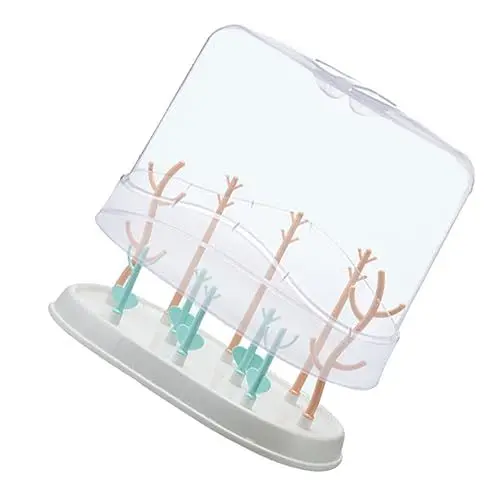 Produktbild: Toyvian Utensilienhalter Baby-Wäscheständer Brustflasche für Baby Flaschenhalter für Babys Aufbewahrungsregal für Babyflaschen Sterilisator für Milchflaschen Flaschentrockner Nuckelflasche