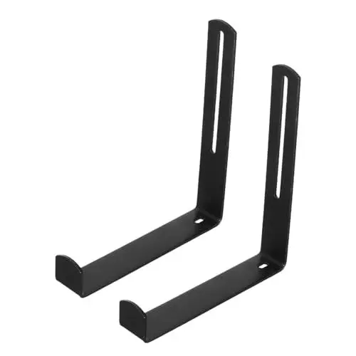 Produktbild: Toyvian Wandmontierter Blumen Topf Halter Metall Pflanzen Hänger Für Balkon Garten Indoor Und Outdoor Nutzung Stabiler Pflanzenhalter Mit Elegantem Design