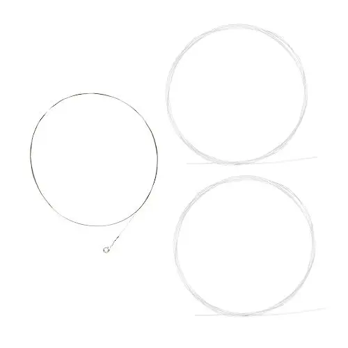 Produktbild: Toyvian 3stücke Nylon Balalaikasaiten Komplettset Ersatz Zubehör Für Balalaika Mit Standardspannung Für Angenehme Klangleistung Und Spielgefühl