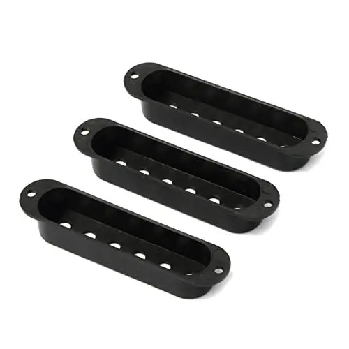 Produktbild: Toyvian 3stücke Gitarre Single Coil Pickup Abdeckung Abs Kunststoff Bass Tonabnehmerkoffer Tonabnehmerschale