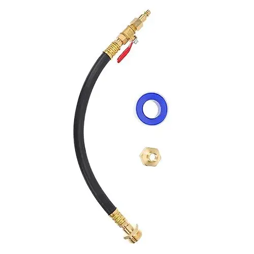 Produktbild: TOYZFRIENDY 1 Stück Winterfest Adapter für Sprinklersysteme GHT Schnellkupplung für Wasserleitungen und Gartenschläuche zum Entleeren und Frostschutz