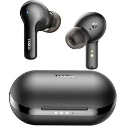 Produktbild: TOZO A2 Bluetooth Kopfhörer, Kopfhörer Kabellos Bluetooth 5.3 mit Eingebautem Mikrofon, Eindringlichem Premium-Sound mit Origx Akustik, Kabellose Ohrhörer mit Fernverbindung Bluetooth, Schwarz