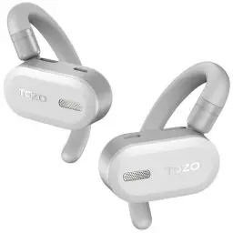 Produktbild: TOZO O2 Open Ear Kopfhörer 5.3 Bluetooth Kopfhörer mit DSP Noise Cancelling, 42 Std Kabellose Kopfhörer, Biaxiales Ohrbügel Design,Langanhaltender Komfort, Kristallklare Anrufe beim Autofahren,Weiß