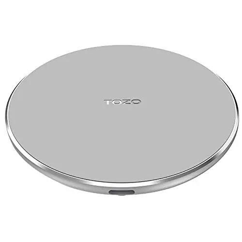 Produktbild: TOZO W3 Kabelloses Ladegerät, 10 W, dünn, Luftfahrt, Aluminium, Computer, Digitale Steuerungstechnologie, Schnellladegerät (ohne Netzadapter)