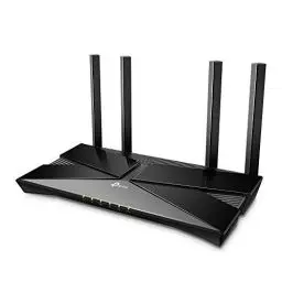 Produktbild: TP-Link Archer AX20 Wi-Fi 6 WLAN Router (1201 Mbit/s 5 GHz, 574 Mbit/s 2,4 GHz, 4 × Gigabit LAN-Ports, 1×USB 2.0 Port, WPA3, kompatibel mit Alexa, Tether APP), schwarz