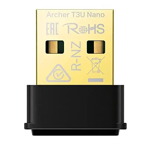 Produktbild: TP-Link Archer T3U Nano WLAN Stick für PC, AC1300 Dualband USB-Netzwerkkartenadapter, Nano-Größe, MU-MIMO, WPA3, Windows und Mac OS