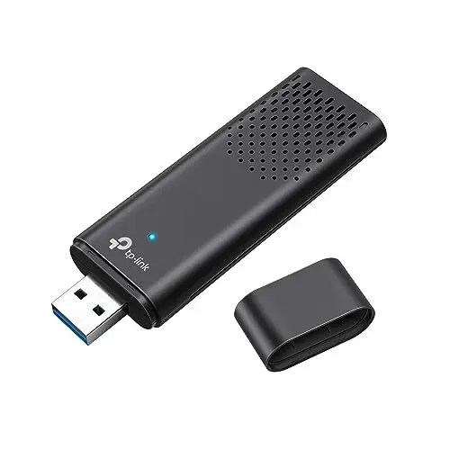 Produktbild: TP-Link Archer TX20U WLAN Stick Für PC, 𝐖𝐢𝐅𝐢 𝟔 AX1800 Dual Band, nur Kompatibel mit Windows 11/10, USB 3.0, MU-MIMO, OFDMA, WPA3-Verschlüsselung