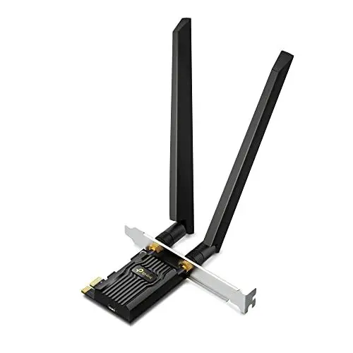 Produktbild: TP-Link Archer TXE72E AXE5400 Wi-Fi 6E Bluetooth 5.3 PCIe Adapter(6 GHz 2402 Mbps,5 GHz 2402 Mbps,2.4 GHz,574 Mbps, Bluetooth 5.3, WPA3-Verschlüsselungsstandards,High-Gain-Antennen)