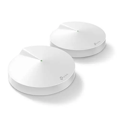 Produktbild: TP-Link Deco M9 Plus Mesh WLAN Router AC2200 Triband WLAN-Heimnetz-Komplettlösung (Abdeckung bis zu 600m², passt in jeder Art von Zuhause, 2x Gigabit Ports, 3pack) weiß