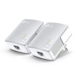Produktbild: TP-Link Powerline Adapter Set TL-PA4010 KIT(600Mbit/s, 100Mbit/s-Ethernet-LAN, Plug&Play, Kompatibel mit allen HomePlug AV/AV2 Powerline Adaptern, schnelle Datenübertragung über die Stromleitung)