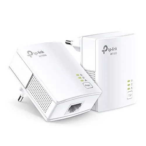Produktbild: TP-Link Powerline Adapter Set TL-PA717 KIT(1000Mbit/s, Gigabit-Port, Plug&Play, Kompatibel mit Allen HomePlug AV/AV2 Powerline Adaptern, Ideal für Media-Streaming
