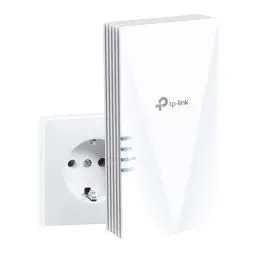 Produktbild: TP-Link RE500X WiFi 6 WLAN Verstärker Repeater AX1500(Dualband 1200MBit/s 5GHz + 300MBit/s 2,4GHz, Tri-Core 1,5 GHz CPU, Gigabit Port, maximale Abdeckung, kompatibel zu allen WLAN Routern)weiß