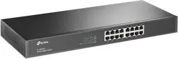 Produktbild: TP-Link TL-SG1016 16 Port Gigabit Netzwerk Switch ( 19 Zoll Rack-Montage, 16*RJ-45 LAN Ports, Metallgehäuse, , unmanaged, Plug-und-Play)schwarz