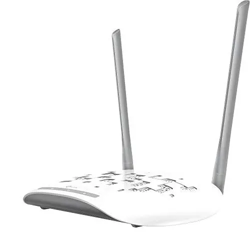 Produktbild: TP-Link TL-WA801N WLAN Access Point (Client, Bridget, Universal/WDFS Repeater), WPS, Zwei fixierte Antennen weiß,300 Mbps