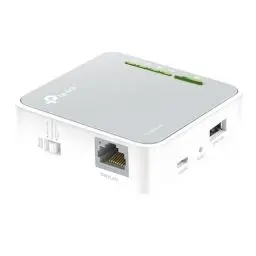 Produktbild: TP-Link TL-WR902AC AC750 WLAN Nano Router (433Mbit/s (5GHz) +300Mbit/s (2,4GHz) (tragbar, Accesspoint, TV Adapter, Repeater, Router, Client, Media, FTP Server), weiß/ grau