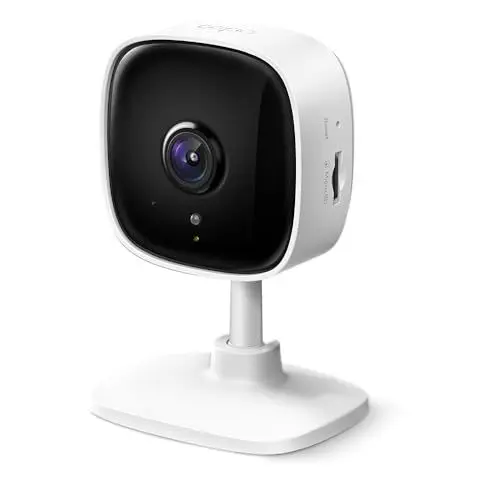 Produktbild: TP-Link Tapo C110 WLAN IP Kamera Überwachungskamera (3MP-Auflösung, 2-Wege-Audio, Bewegungserkennung, Ton- und Lichtalarm, Nachtsicht zu 9m, bis zu 256 GB lokaler Speicher auf SD Karte) Weiß