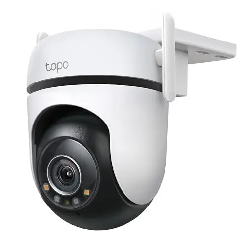 Produktbild: TP-Link Tapo C520WS Überwachungskamera Außen, Starlight Farbe Nachtsicht,360° Kamera , 2K 4MP, 2 leistungsstarke Antennen,IP66 wetterfest, Sicherer lokaler&Cloud-Speicher, AI-Erkennung, APP