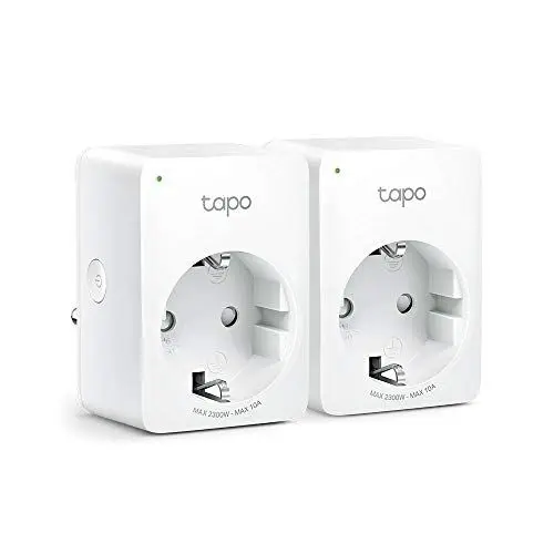 Produktbild: Tapo WLAN Smart Steckdose Tapo P100(2-Pack), Smart Home Steckdose kompatibel mit Alexa/Google Home, Sprachsteuerung, Fernzugriff, Kein Hub notwendig