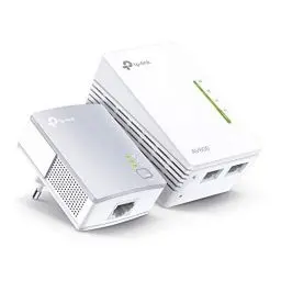 Produktbild: TP-Link WLAN Powerline Adapter Set TL-WPA4220 KIT(600Mbit/s, WLAN 300Mbit/s, Wi-Fi Clone, Fast-Ethernet-LAN, Plug&Play, Kompatibel mit allen HomePlug AV/AV2)
