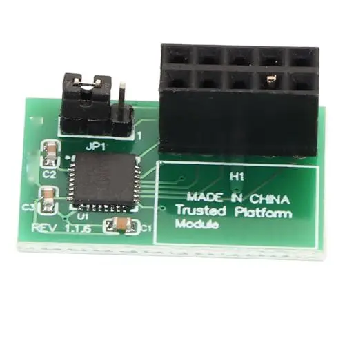 Produktbild: TPM 2.0-Modul, SPI-Schnittstelle, Stabiler, Sicherer 9670-Chipsatz, 10-poliges SPI-Modul für AOM TPM 9670H, Entwickelt für AOM TPM 9670H