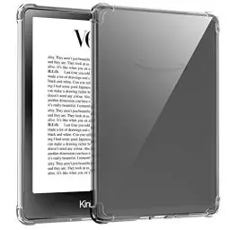 Produktbild: TQQ Kindle Hülle 6 Zoll All-New (11. Generation erscheint 2024 und 2022)-Ultraweiche, Flexible, Transparente TPU-Haut-Schutz für Amazon Kindle-Clear mit E-Reader
