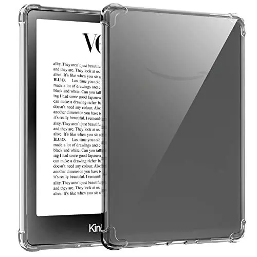 Produktbild: TQQ Kindle Hülle 6 Zoll All-New (11. Generation erscheint 2024 und 2022)-Ultraweiche, Flexible, Transparente TPU-Haut-Schutz für Amazon Kindle-Clear mit E-Reader