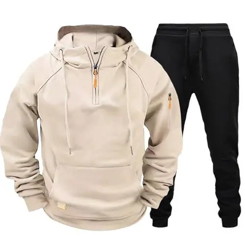 Produktbild: Tracksuit Herren,Jogginganzug Baumwolle Herren,Anzug Westen für Herren,Trainingsanzug Herren original,Trainingsjacke Herren Retro,Fussball Trainingsanzug,Trainingsanzug Herren,Herren