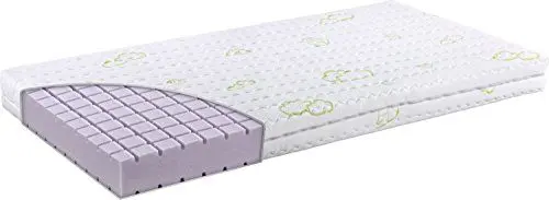 Produktbild: Träumeland Kinder-& Jugendmatratze Vollmond mit Zwei Härtegraden, Größe 90 x 190 cm, Kaltschaum, Tencel-Verbundstoff, weiß, 90x190x15 cm (1er Pack)